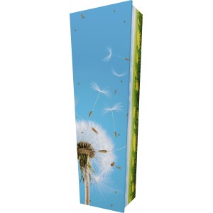 Dandelion (Blow & Wish) - Personalised Picture Coffin with Customised Design.